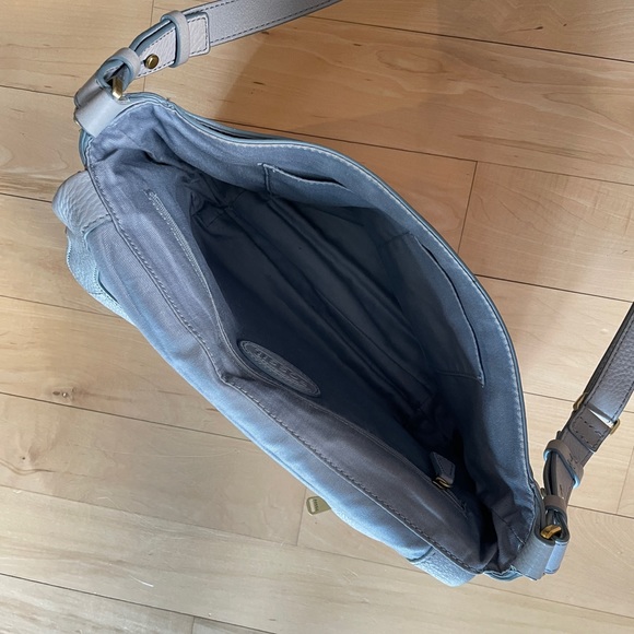 Fossil - Preston Flap Crossbody Bag Powder Blue - Picture 5 of 10